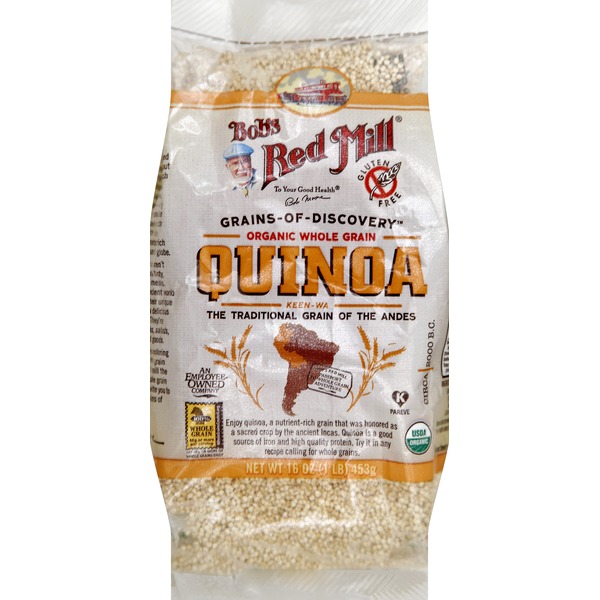 Bob's Red Mill Quinoa, Organic, Whole Grain (16 oz) Instacart
