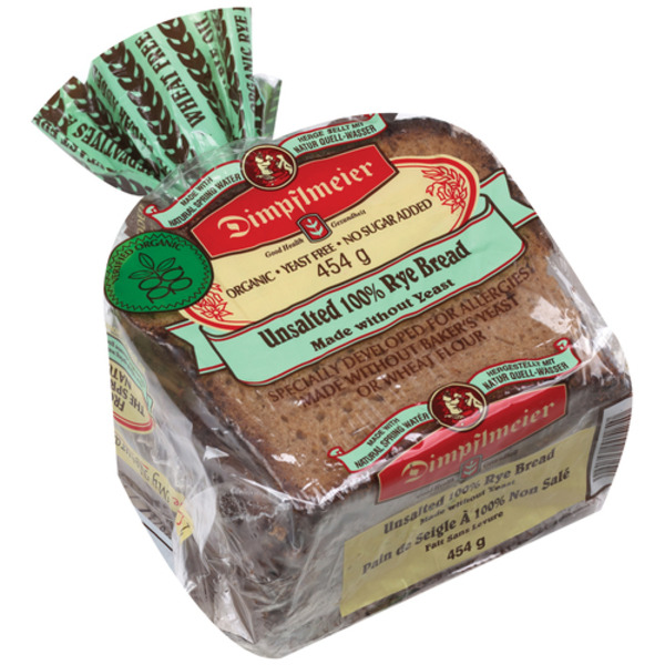 FreshCo Dimpflmeier Bakery Organic Unsalted 100% Rye Bread Same-Day ...