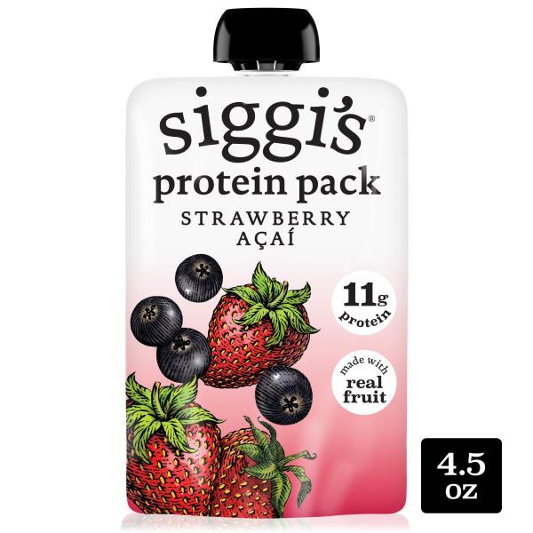 Siggi's Reduced Fat Protein Pack, Strawberry Acai, 4.5 oz. Yogurt
