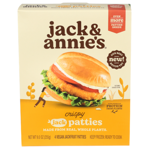 Jack & Annies Crispy Vegan Jackfruit Patties
