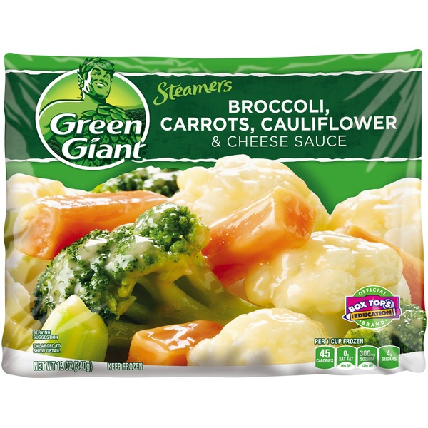Green Giant Steamers Lightly Sauced Broccoli, Carrots, Cauliflower