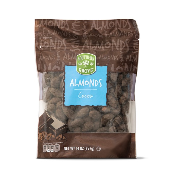 Southern Grove Cocoa Almonds (14 oz) from ALDI Instacart