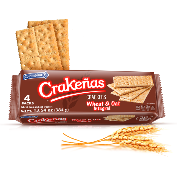 Crakeñas Wheat and Oat Integral Crackers Same-Day Delivery
