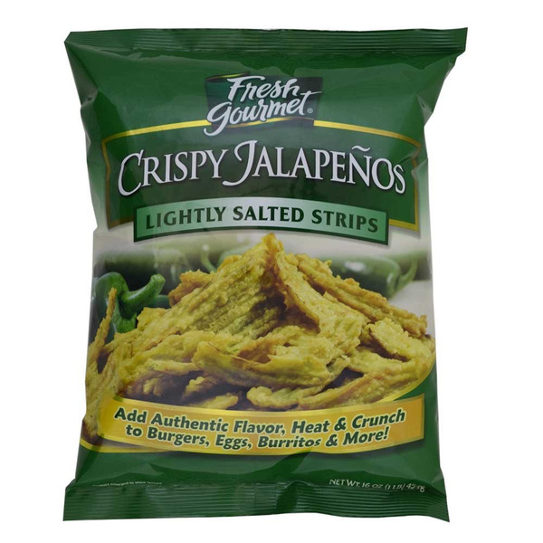 Fresh Gourmet - Lightly Salted Stips, Crispy Jalapenos - 1 lb