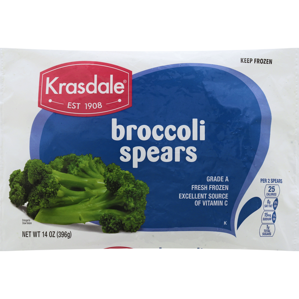 Krasdale Broccoli Spears (14 oz) Instacart