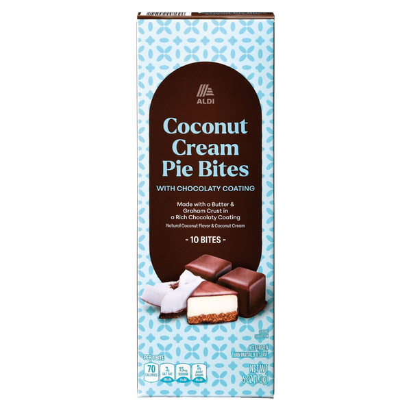Chocolate Covered Coconut Cream Pie Bites