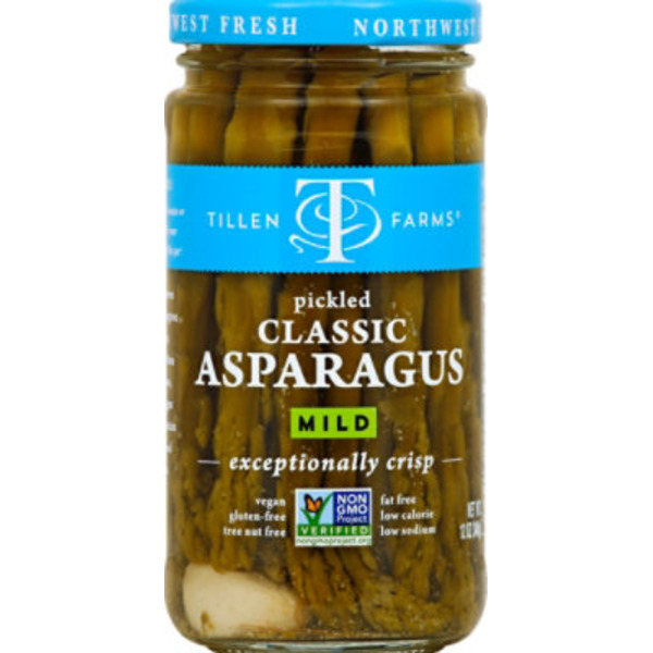 Tillen Farms Asparagus, Classic, Mild, Pickled