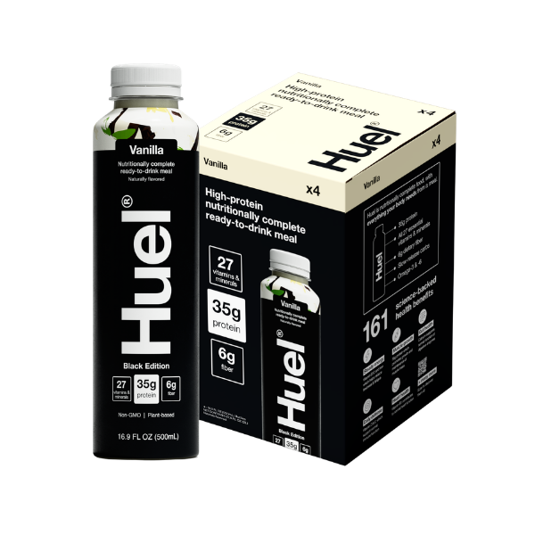 Huel Black Edition Vanilla High Protein Meal Replacement