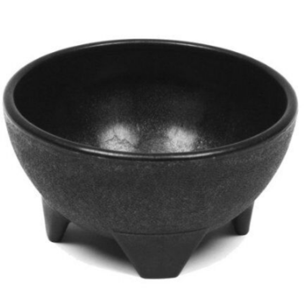 Imusa - 10 oz Salsa Dish Bowl, Black