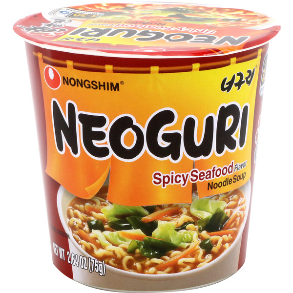 Nongshim Spicy Seafood Flavor Cup Noodle Soup