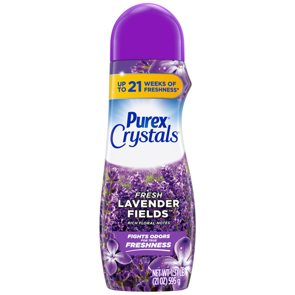 Purex Crystals In-Wash Scent Booster, Fresh Lavender Fields, 21oz