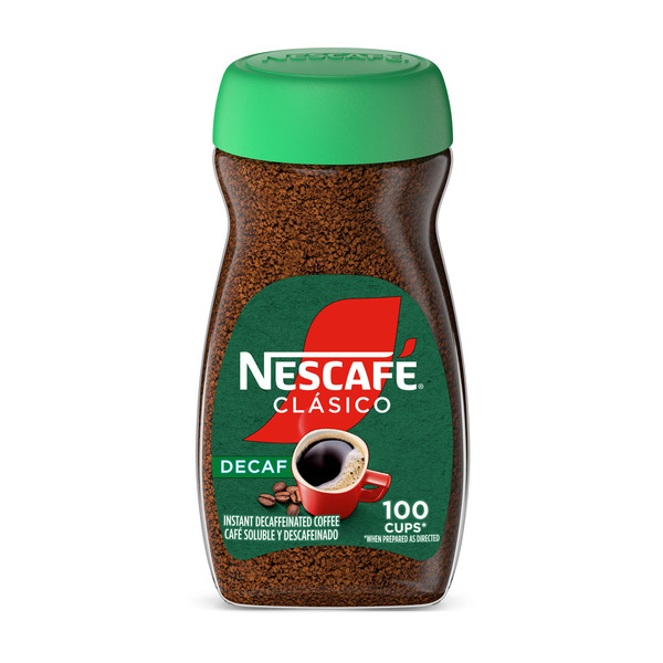 NESCAFE Clásico Decaf CLÁSICO Dark Roast Instant Coffee Same-Day