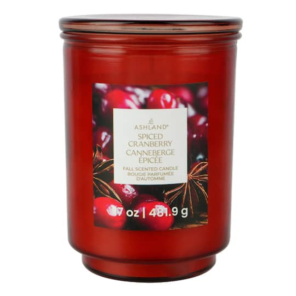 Ashland Spiced Cranberry Fall Scented Jar Candle