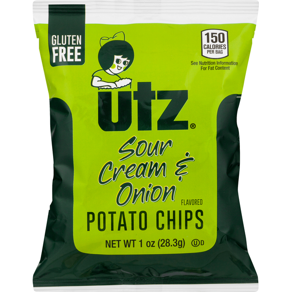 Utz Potato Chips Sour Cream & Onion Same-Day Delivery or Pickup