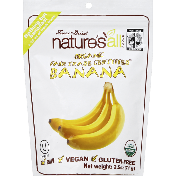 Natierra Banana, Organic, Freeze-Dried