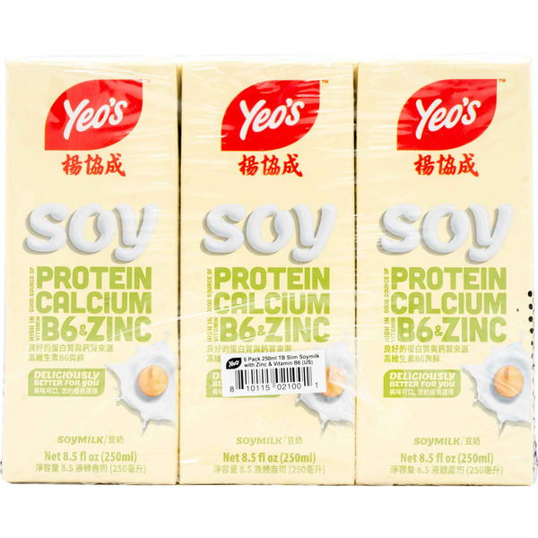 Yeo's Original Soy Milk with Calcium, Zinc & Vitamin B6