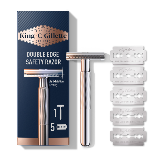 King C. Gillette Double Edge Razor & Blades Same-Day Delivery | Rexall