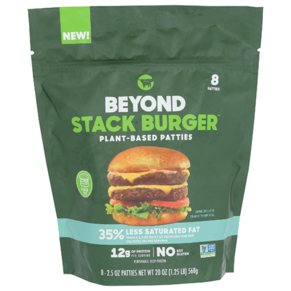 Beyond Meat Beyond Stack Burger Plant-Based Patties