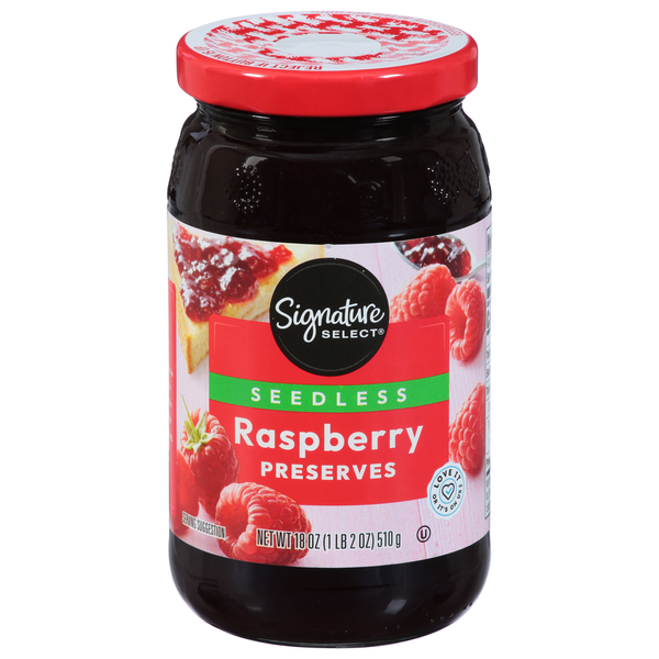 Signature SELECT Preserves, Raspberry, Seedless