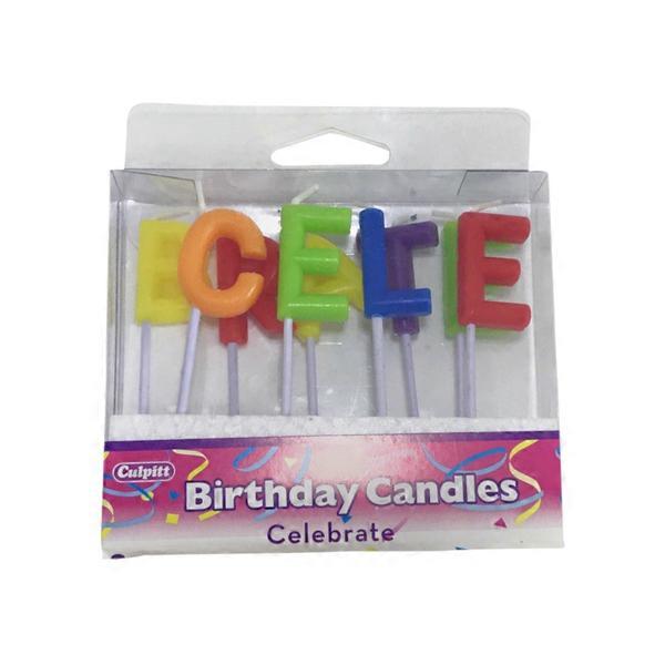 Culpitt Candle Letters 'Celebrate'
