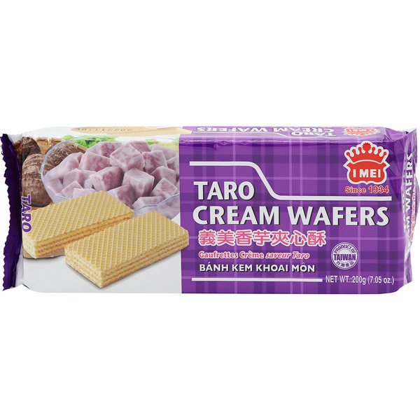 I-Mei Taro Cream Wafers