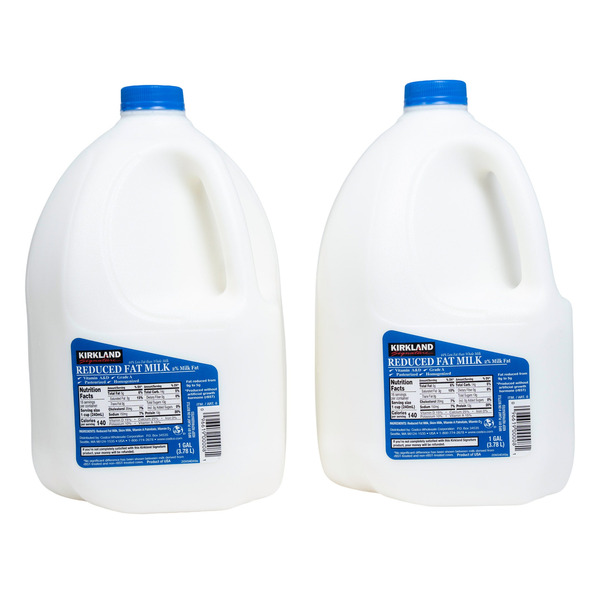 2% Reduced Fat Milk 2 Pack 1 Gallon Each