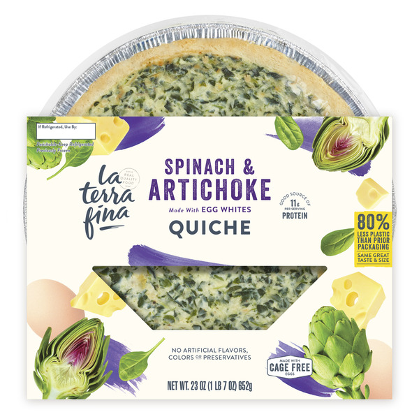 La Terra Fina Spinach Artichoke Quiche