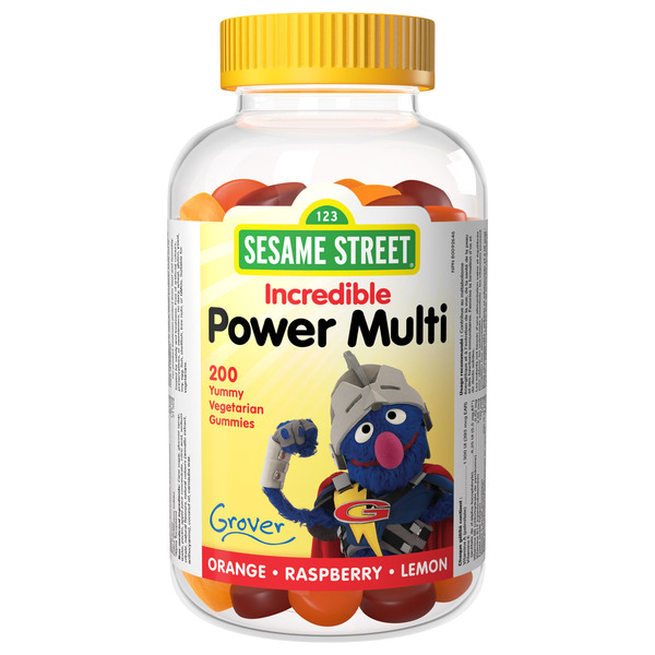 Sesame Street Power Multi Gummies, 200 count