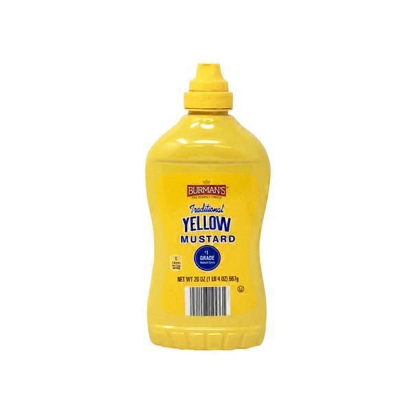 Burman's Yellow Mustard (20 oz) Instacart
