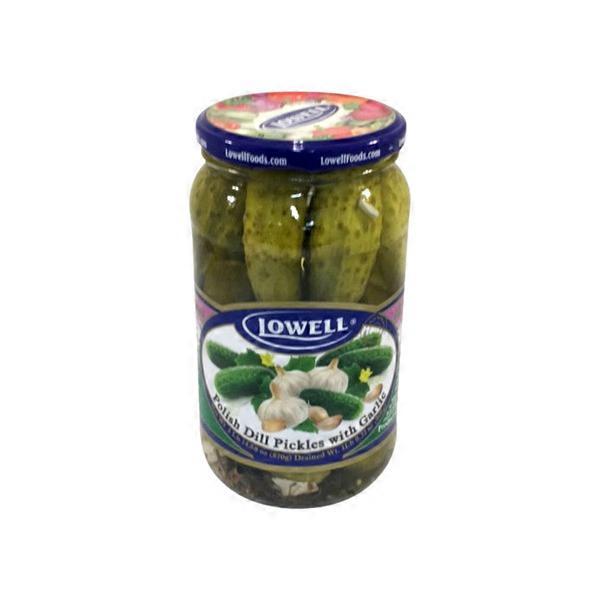Lowell Garlic Polish Dill Pickles (31.4 oz) Instacart