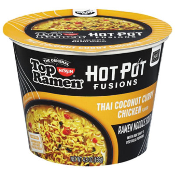 Nissin Thai Coconut Curry Chicken Flavor Ramen Noodle Soup