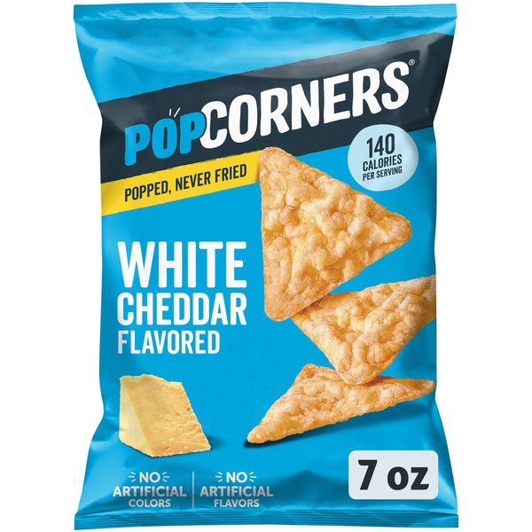 PopCorners Popped-Corn Snack, White Cheddar Flavored Same-Day