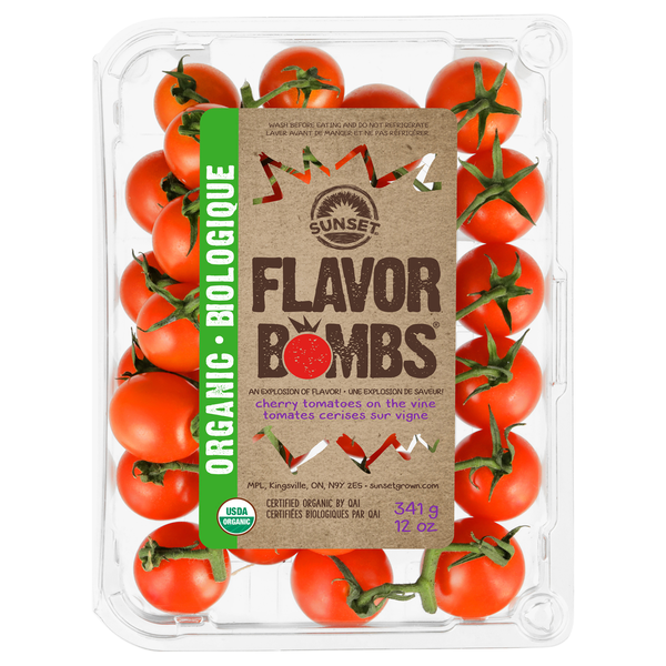 Sunset Brands Organic Tomatoes on the Vine