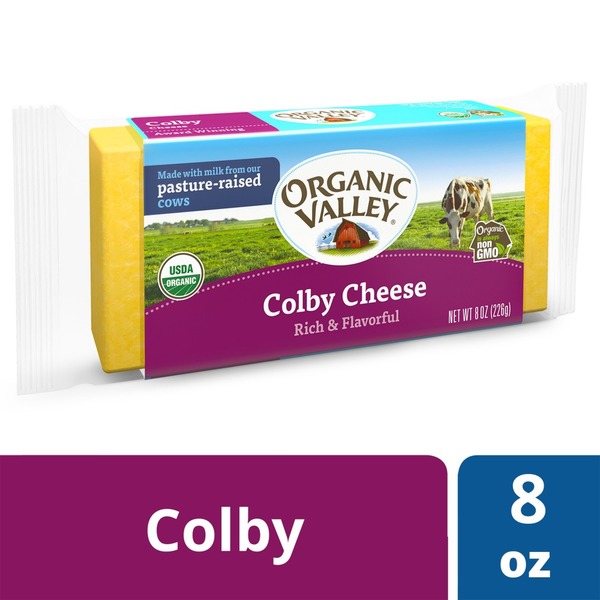 Organic Valley Organic Colby Cheese Block (8 oz) Instacart