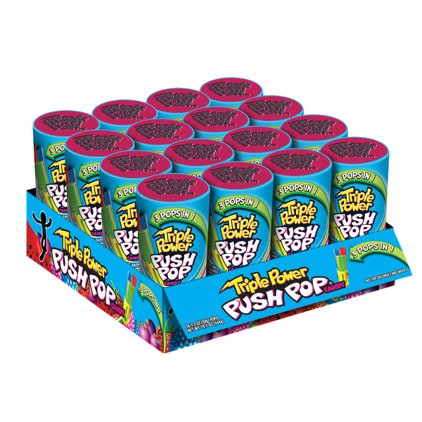 PUSH POP - TRIPLE POWER - 16 CT