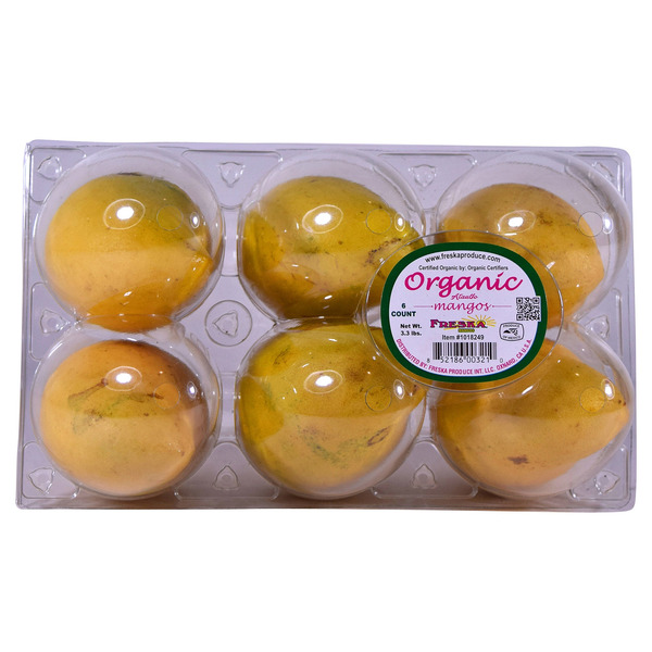 Organic Ataulfo Mangos, 6 ct