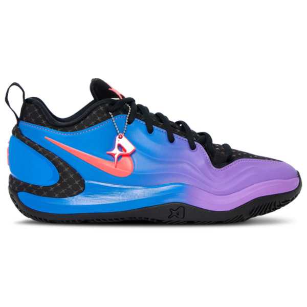 Nike Girls' A'Two Grade School Shoe, Size 4 - Blue Crystal/Hot Lava/Black