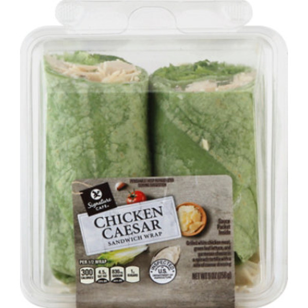 Signature Cafe Chicken Caesar Wrap Sandwich