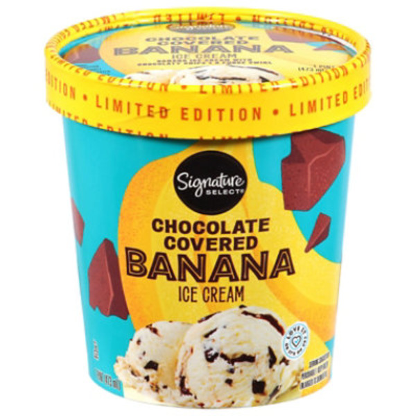 Signature SELECT Chocolate Covered Banana Ice Cream