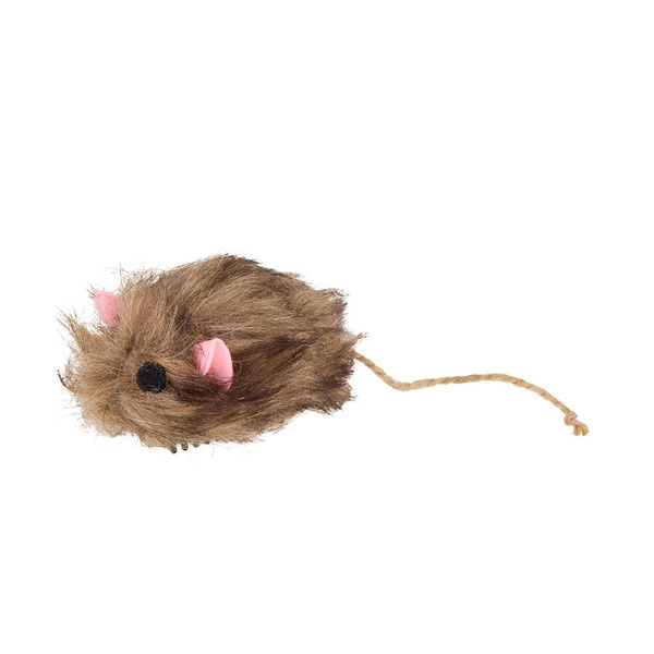 Whisker City Electronic Mouse Cat Toy - Natural