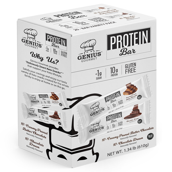 Costco Genius Gourmet Protein Bars Pickup Instacart