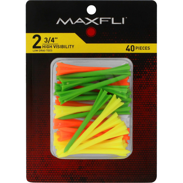 Maxfli Pronged High-Visibility Golf Tees - 2.75"