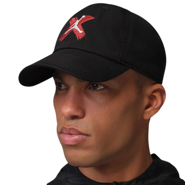 Jordan Women's Club Jumpman Wash Band Cap, M/L - Black/Red