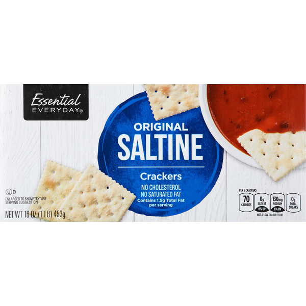 Essential Everyday Crackers, Saltine, Original
