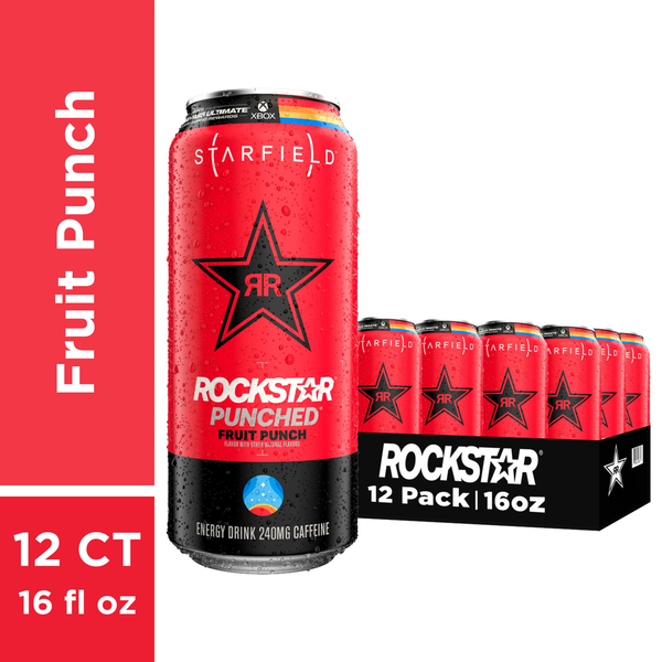 Rockstar Energy Drink, Fruit Punch Same-Day Delivery | Three Bears
