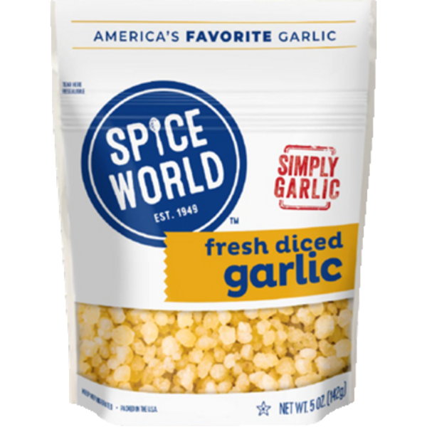 Spice World Fresh Diced Garlic