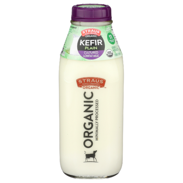 Straus Organic Plain Lowfat Kefir