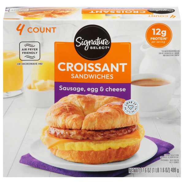 Signature SELECT Sausage, Egg & Cheese Sandwiches