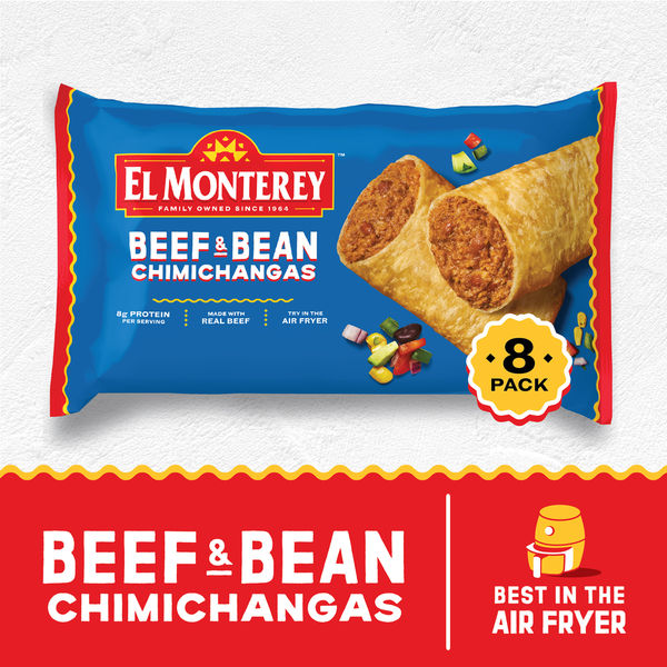 El Monterey Beef & Bean Chimichangas