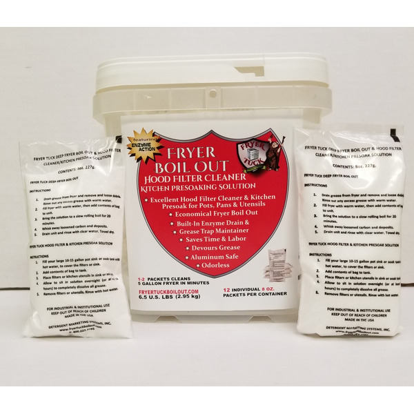 Fryer Tuck Boil Out Fryer Cleaner Packet, 8oz - 12ct